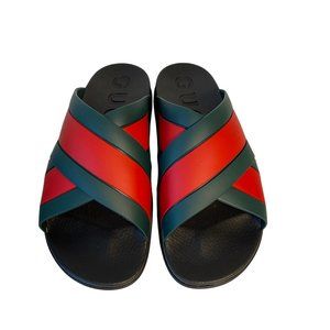 Gucci | Shoes | Gucci Sherry Line Rubber Sandals Mens  display picture 1